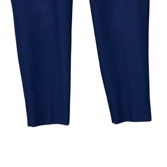 J. Crew navy blue Cameron high rise slim cropped pants size 14 - Picture 5 of 14